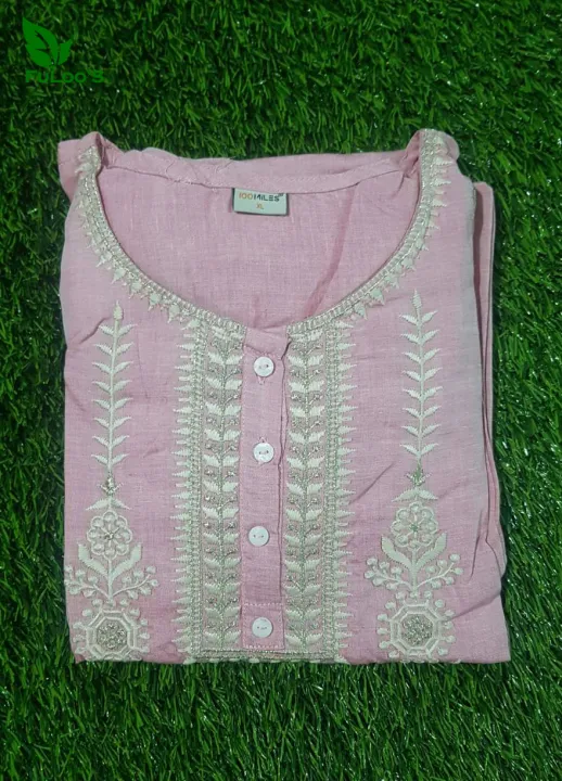 FuLoo's%20Serein%20Pure%20Cotton%20Designer%20%20Kurti%20in%202%20set%20%20for%20Women#01%20-%20Image%204