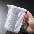 Liquid Container Clear Graduated Measuring Cup Plastic Scale Laboratory Beaker with Lid Large Capacity Transparent Mixing Cup Kitchen Baking. 