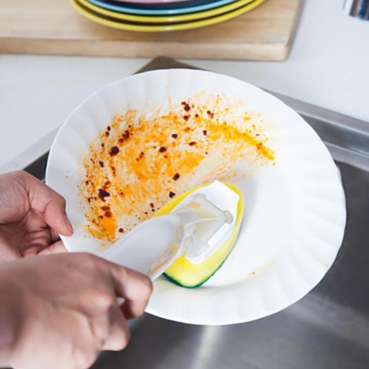Heavy%20Duty%20Dish%20Wand%20Sponge%20For%20Kitchen%20Sink%20Cleaning%20Brush%20With%202%20Sponge%20-%20Image%209