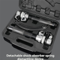 Coil Spring Compressor Tool Extendable Bracket Heavy Duty Strut Spring Compressor Tool Capacity for Car Truck. 