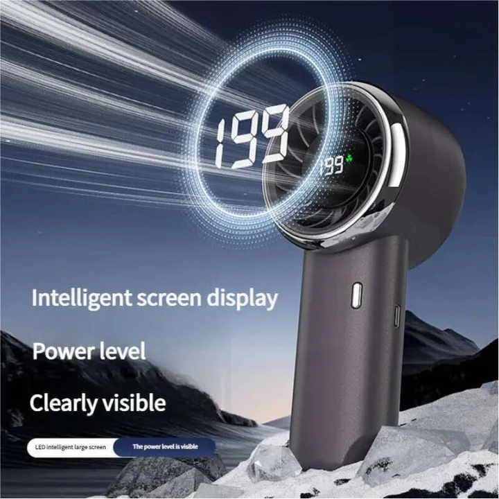MEET%20SUN%20199%20Speed%20Portable%20Handheld%20Battery%20Operated%20Cooling%20Adjustable%20Small%20Desktop%20Fan%20With%20Digital%20Display%20-%20Image%202