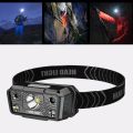 Portable Rechargeable LED Headlamp Mini Portable Powerful Rechargeable Headlamp Lightweight Adjustable Angle Camping Flashlight Outdoor Night Running. 