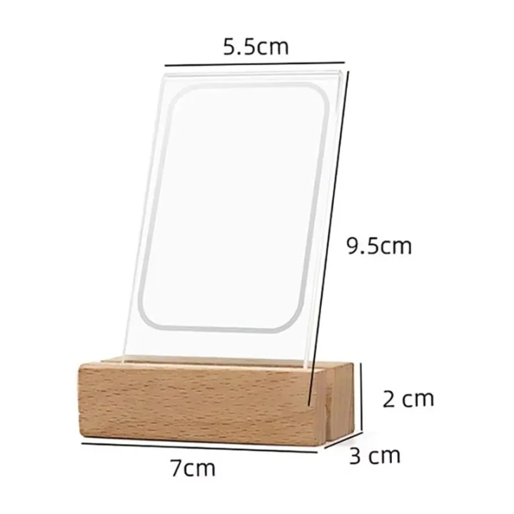 Sojhoop%203%20Inch%20Frame%20for%20Mini%2012%20Film%20LED%20Light%20Transparent%20Photo%20Frame%20for%20Instant%20Camera%20Mini%2011%20Photo%20Table%20-%20Image%202