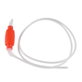 1.9 Meter Red Syphon Tube Hand Fuel Pump Gasoline Siphon Hose Gas Oil. 