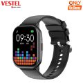 Vestel Zazz  ZL99J Smartwatch: 2.01" IPS Display | IP68 Waterproof | Black Color | BT calling | 100+ Sports mode | 7-8 days battery backup | Universal Compatibility. 