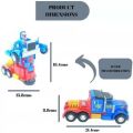 Transformers Optimus Prime Toy Autobot Automatic Robot To Truck Converting Light And Music Truck Toy For Kids. 