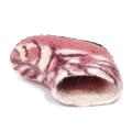 Pink Felt Printed Boots For Kids (Fair Trade Product). 