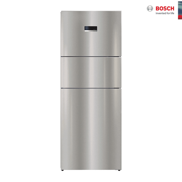BOSCH Refrigerator 3 Door 332 L Sparkly Steel CMC33S05NI