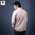 Zoot Cargo Shirt for Men - Casual Shirt with Cargo Jacket Style_beige color. 