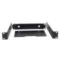 Rackmount Rack Metal Frame for Wireless Microphone System Black. 
