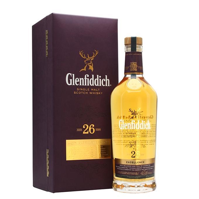 Glenfiddich 26 Year Old Single Malt Scotch Whisky - 700 ml -By Cheers Online