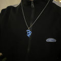 Glow Flame Dragon Necklace Personality Punk Glow Pendant Animal Sweater Chain Podazz. 