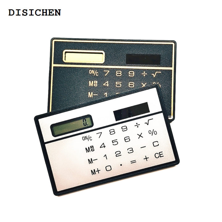 DISICHEN%20Luxury%201Pcs%20Mini%20Calculator%20Ultra-thin%20Credit%20Card%20Size%208-digit%20Portable%20Solar%20Pocket%20Calculator%20Office%20and%20School%20Supplies%20-%20Image%202