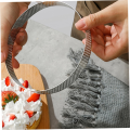 NAMUNY 2PCS Tart Rings 8 Inch Round Perforated Cake Ring,Nonstick Stainless Steel Baking Rings, Heat Ring Molds for Cooking. 