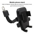 Components: Rearview mirror, mobile phone holder, fixed holder, mobile phone holder modification. 