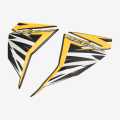 Honda Dio Side Visor Sticker Set. 