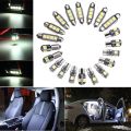 20Pcs Car LED Bulbs Interior Kit for 5 Series E39 M5 1997-2003. 