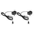 fasdaga 2X Electric Bicycle Accessorie 300X Ebike Finger Thumb Throttle for Electric Bike 24V 36V 48V 72V,SM Connector. 