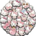 Linman 50PCS Kawaii Hello Kitty Meme Stickers Cute Sanrio Cartoon StFifty percent discount icker for Girls Toy Phone Guitar Water Bottle Graffiti Decals. 