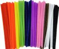 50 PCs Soft Fuzzy Wires for DIY Crafts, Flower Making, Pipe Cleaners for Kids School Projects & Art Decorations. 