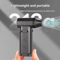Turbo Jet Fan with 110000RPM Brushless Motor, Electric Handheld Air Blower, Rechargeable Violent Air Dryer. 
