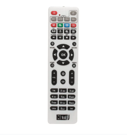 NET TV Remote Original - Compatible with Multiple NET TV Models, Durable and Easy to Use