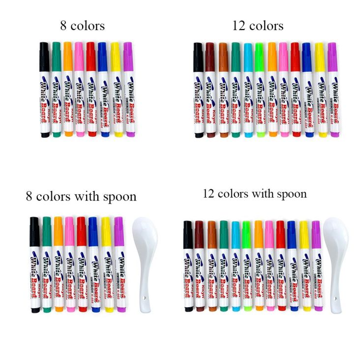 Children's%208/12%20Colors%20Floating%20Magic%20Colorful%20Mark%20Pen%20Water%20Drawing%20Doodle%20Pen%20Erasable%20Floating%20Pen%20Whiteboard%20Markers%20Magical%20Water%20Painting%20Pen%20-%20Image%203