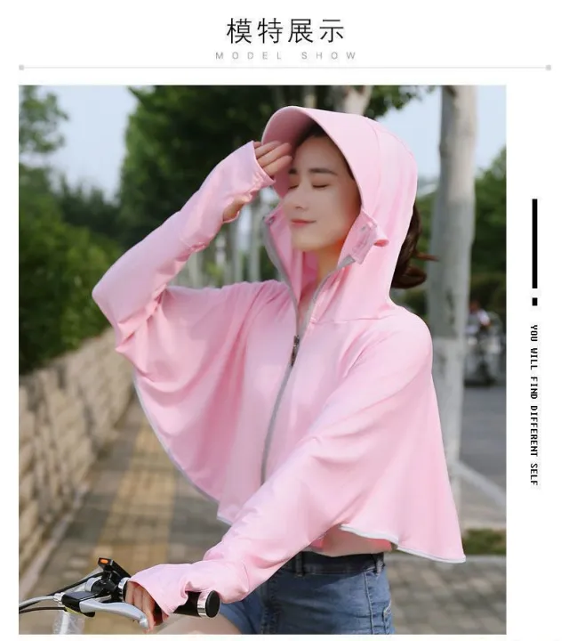 Sun%20Protection%20Clothing%20For%20Women2024Summer%20Ice%20Silk%20Uv%20Protection%20Breathable%20Long%20Sleeves%20All-Matching%20Western%20Style%20Hooded%20Cycling%20Sun-Protective%20Clothing%20-%20Image%208
