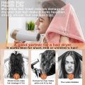 Hair Drying Towel Microfiber Hair Towel Wrap with Buttons Super Absorbent Twist Turban Shower Gift for Kids and Women. 