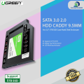 UGREEN SATA Hard Disk Drive Caddy Tray 9.5mm. 