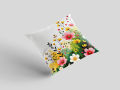 Floral Printed Cushion with Filling – Set of 4. 