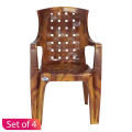 Bagmati Plastic Deluxe Chair (Ch-803) - Set Of 4. 