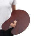 Oval/Square Oil Painting Palette Wood Panels Vintage Acrylic Paint Tray with Thumb Hole Ultra Light Color Mixing Board Painting Tool. 