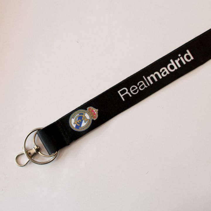 Real%20Madrid%20Printed%20Keyring%20Key%20Holders%20Football%20Fan%20Club%20Motorcycle%20Lanyard%20-%20Image%203