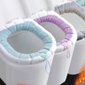 Winter Warmer Toilet Seat Cover Mat Bathroom Toilet Pad Cushion Handle. 