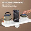 Lightweight Rechargeable Solar Camping Light Waterproof LED Portable Emergency Lamp Foldable Hanging Outdoor Lanterns Travel. 