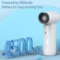80000RPM Portable Electric Air Duster Mini Turbo Fan 4500mAh Rechargeable Jet Blower for Keyboard Cleaning Camping BBQ. 