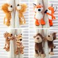 High Quality Plush Animal curtain lacing buckle Jungle Forest Animals Room Decoration Accessories Holdback Cartoon Curtain Tieback Holder Hooks. 