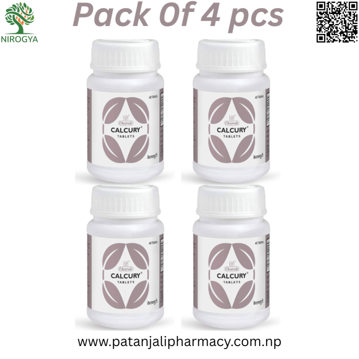 Charak Calcury Tablets 40N Pack of 4 pc | Daraz.com.np