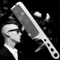 Wenefang 1PC Titanium Steel Comb Professional Salon Hair Hairdressing High Quality Anti-static Barbers Comb Ultra Thin Hair Brush for Men. 