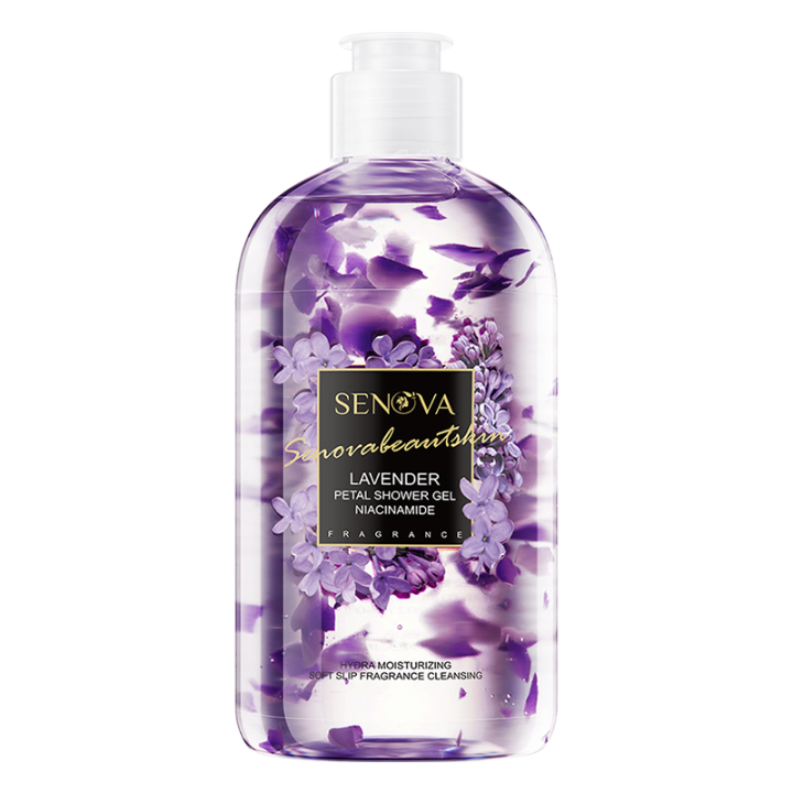 Senova%20Niacinamide%20Lavender%20Petal%20%20Shower%20Gel%20350%20ml%20-%20Image%202