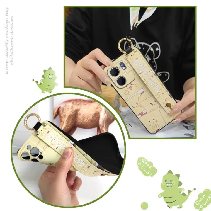 Cute%20Ring%20Phone%20Case%20For%20OPPO%20A5X%205G/4G%202025%20Global%20Durable%20Protective%20Wristband%20Phone%20Holder%20Back%20Cover%20Silicone%20-%20Image%203