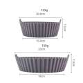 23cm Airfryer Paper Silicone BBQ Basket Mat Reusable Oven Baking pizza Tray Nonstick pot Liner Replacement Grill Pan. 