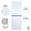 DOMS Sketch Book | A4 |  Spiral Bound | 36 Sheets | Perforation Design | 150 GSM | 8645. 
