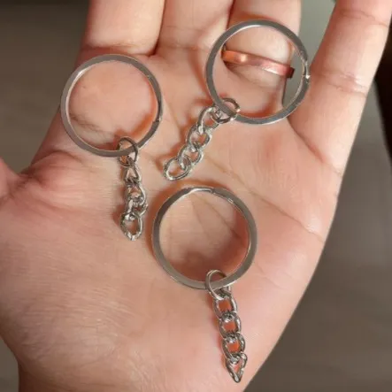 Stainless%20Steel%20Keychain%20Set.%2050%20Pieces%20Key%20Rings%20Anchor%20Chain%20For%20DIY%20Crafts%20-%20Image%204