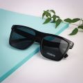 Gorkha Brand Design Trendy Polarized Premium Quality Black Sunglasses For Men. 
