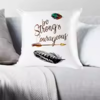 Printed Cushion Be Strong