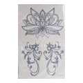 Ichhya Store  11cm*18cm "Lotus And Datura" Tattoo Stickers For Unisex. 
