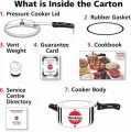 Hawkins Classic Pressure Cooker (CL65) 6.5 L Capacity (Aluminium). 