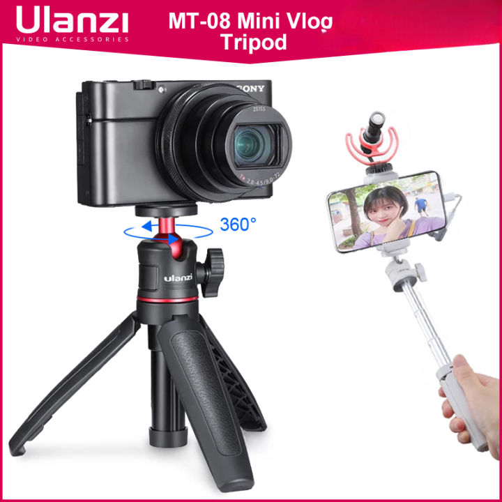 Ulanzi%20MT-08%20DSLR%20SLR%20Phone%20Vlog%20tripod%20KIT%20Cold%20Shoe%20Phone%20Mount%20Holder%20for%20Microphone%20LED%20Light%20Mini%20Tripod%20for%20iPhone%2013%20-%20Image%204